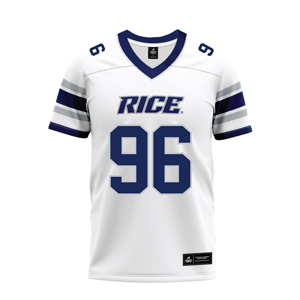 Rice - NCAA Football : Dillan Botts - White Premium Football Jersey-0