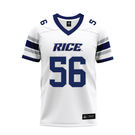 Rice - NCAA Football : Nate Bledsoe - White Premium Football Jersey-0