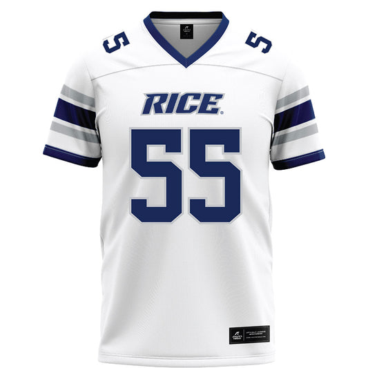 Rice - NCAA Football : CJ Witten - White Football Jersey-0