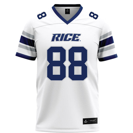 Rice - NCAA Football : Keenan Arcega-Whiteside - White Football Jersey-0