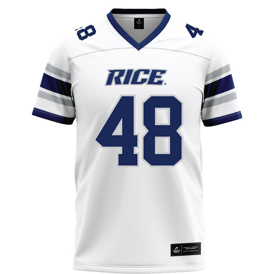 Rice - NCAA Football : Phoenix Derichsweiler - White Football Jersey-0