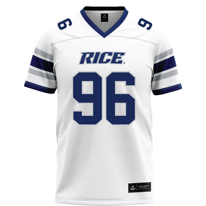 Rice - NCAA Football : Dillan Botts - White Football Jersey-0