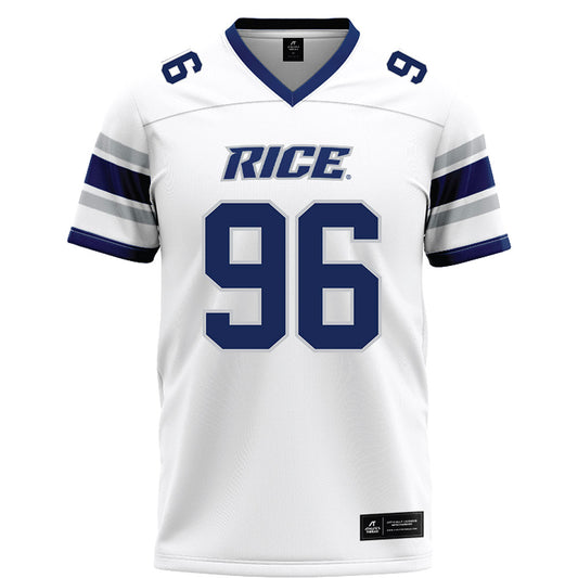 Rice - NCAA Football : Dillan Botts - White Football Jersey-0