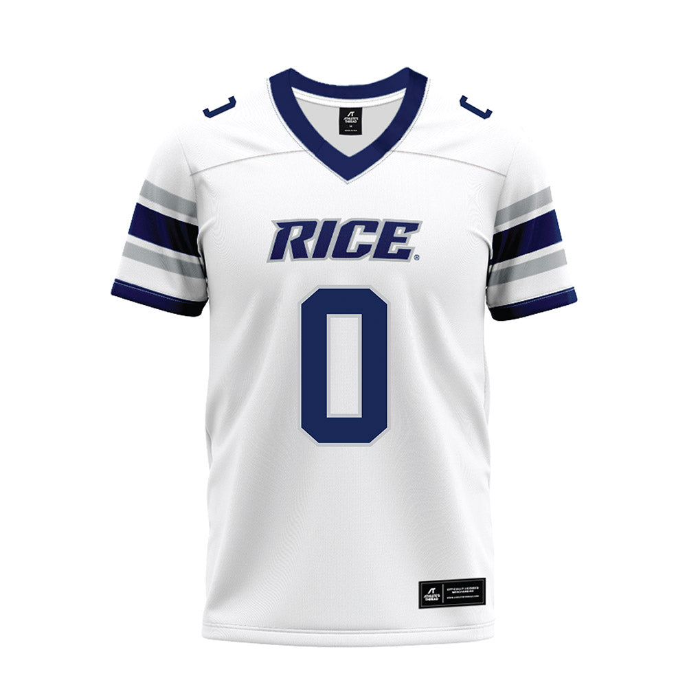 Rice - NCAA Football : Payton Matthews - White Premium Football Jersey-0