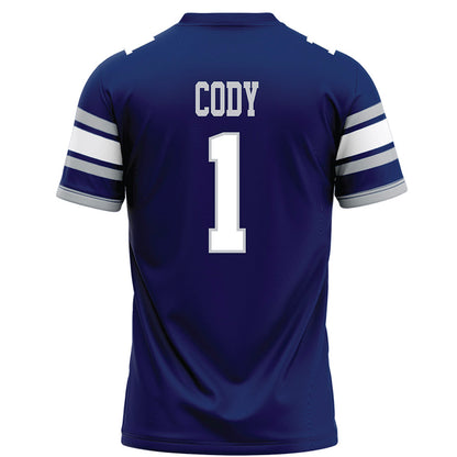 Rice - NCAA Football : Zach Cody - Blue Football Jersey-1
