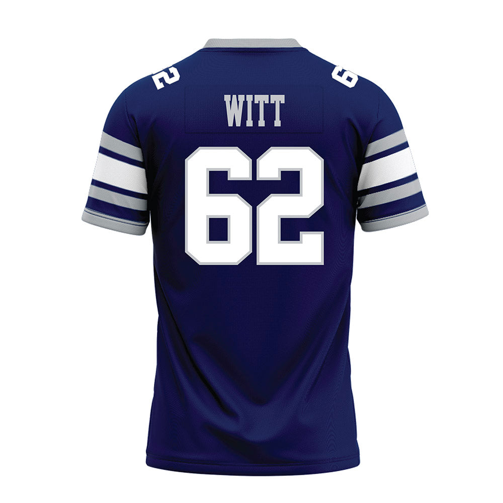 Rice - NCAA Football : Cullen Witt - Blue Premium Football Jersey-1