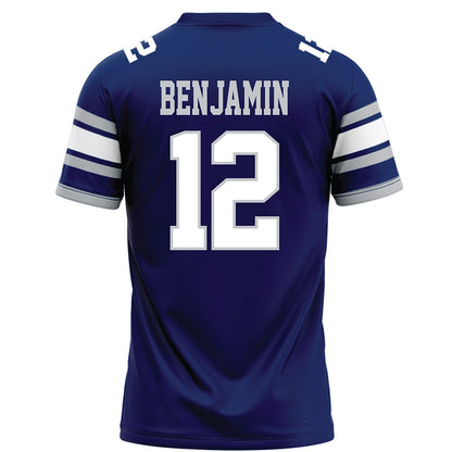 Rice - NCAA Football : Jamir Benjamin - Blue Football Jersey-1