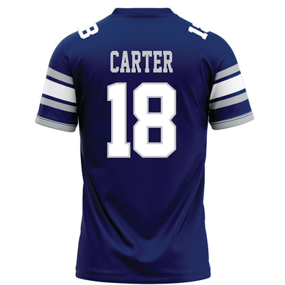 Rice - NCAA Football : Owen Carter - Blue Football Jersey-1