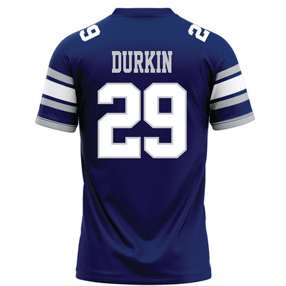 Rice - NCAA Football : Charlie Durkin - Blue Football Jersey-1