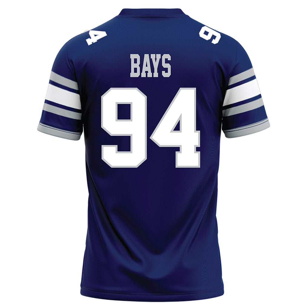 Rice - NCAA Football : Braden Bays - Blue Football Jersey-1