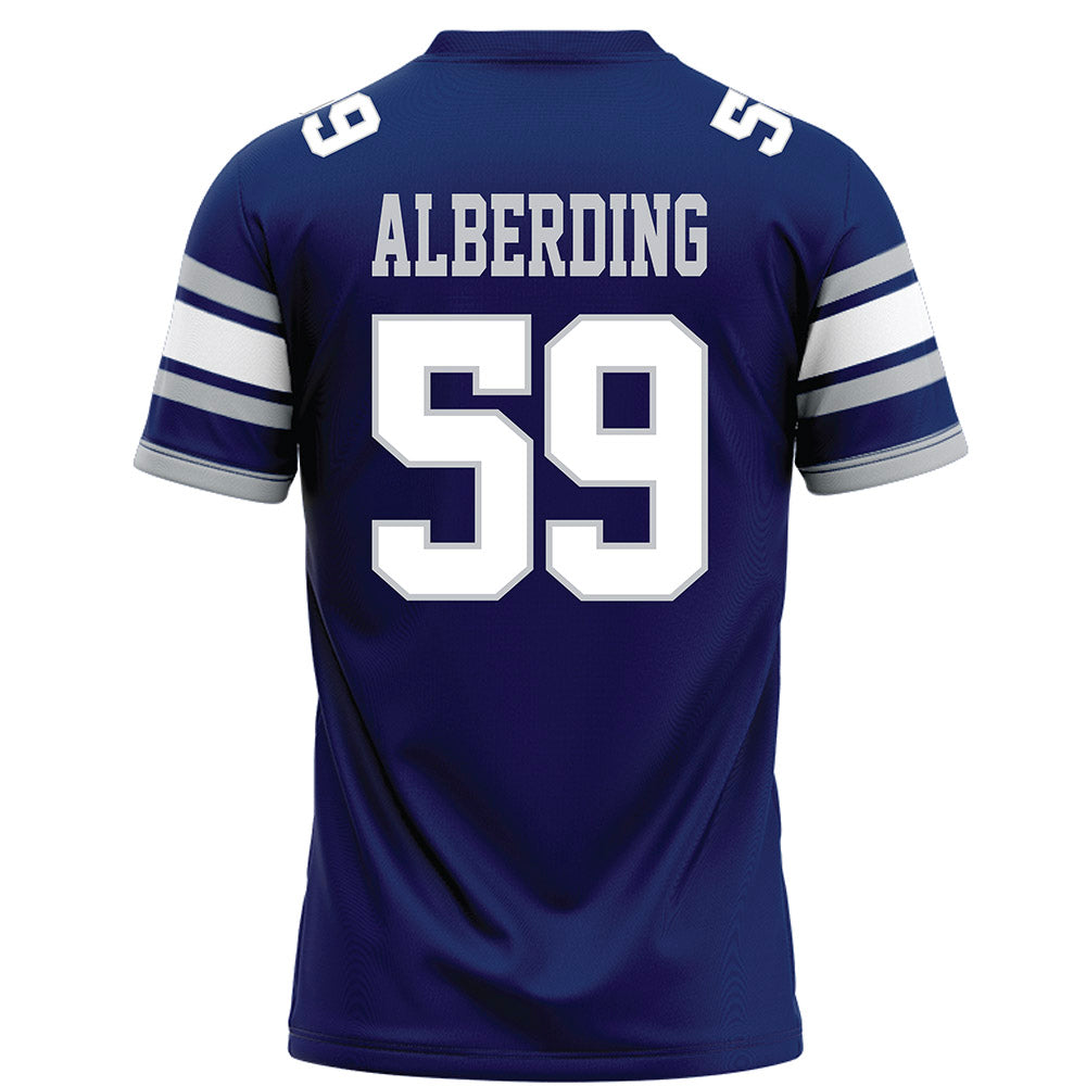 Rice - NCAA Football : Colter Alberding - Blue Football Jersey-1