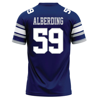 Rice - NCAA Football : Colter Alberding - Blue Football Jersey-1
