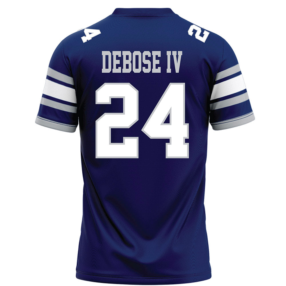 Rice - NCAA Football : Larry DeBose IV - Blue Football Jersey-1