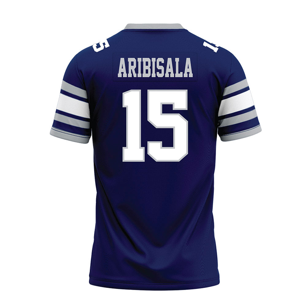 Rice - NCAA Football : Matthew Aribisala - Blue Premium Football Jersey-1