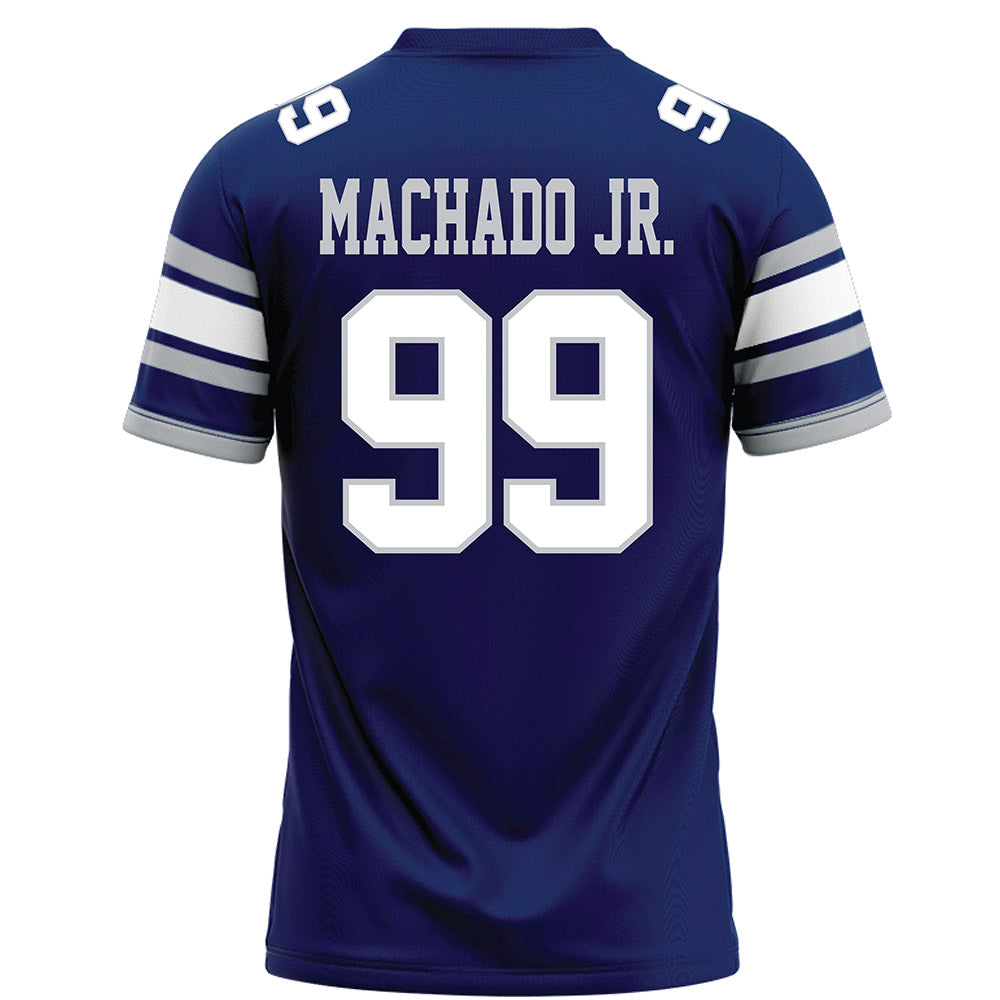Rice - NCAA Football : Jesus Machado Jr. - Blue Football Jersey-1