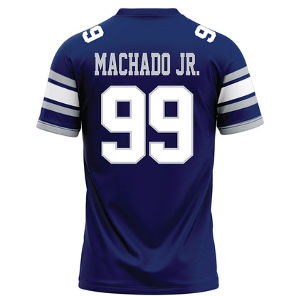 Rice - NCAA Football : Jesus Machado Jr. - Blue Football Jersey-1