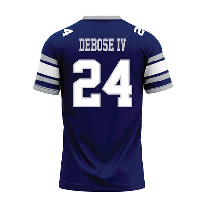 Rice - NCAA Football : Larry DeBose IV - Blue Premium Football Jersey-1