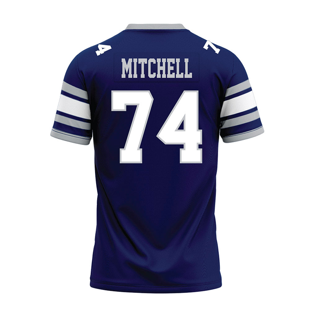 Rice - NCAA Football : Clay Mitchell - Blue Premium Football Jersey-1