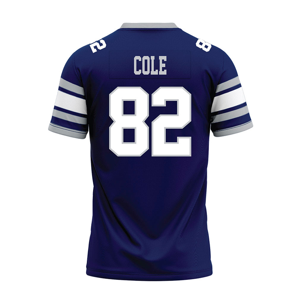 Rice - NCAA Football : Colton Cole - Blue Premium Football Jersey-1