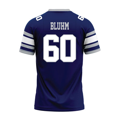 Rice - NCAA Football : Leo Bluhm - Blue Premium Football Jersey-1