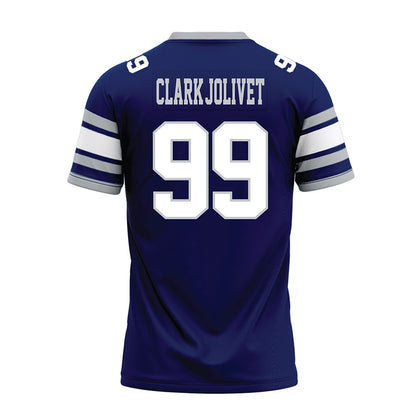 Rice - NCAA Football : Christopher Clark-Jolivet - Blue Premium Football Jersey-1