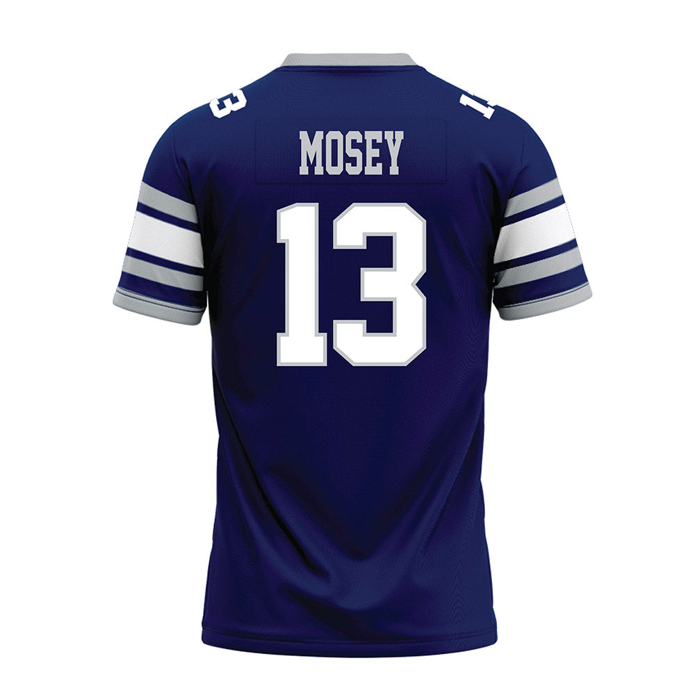 Rice - NCAA Football : Maxwell Mosey - Blue Premium Football Jersey-1