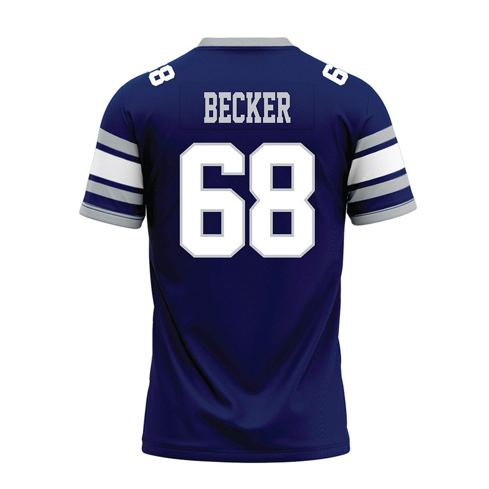 Rice - NCAA Football : Scott Becker - Blue Premium Football Jersey-1