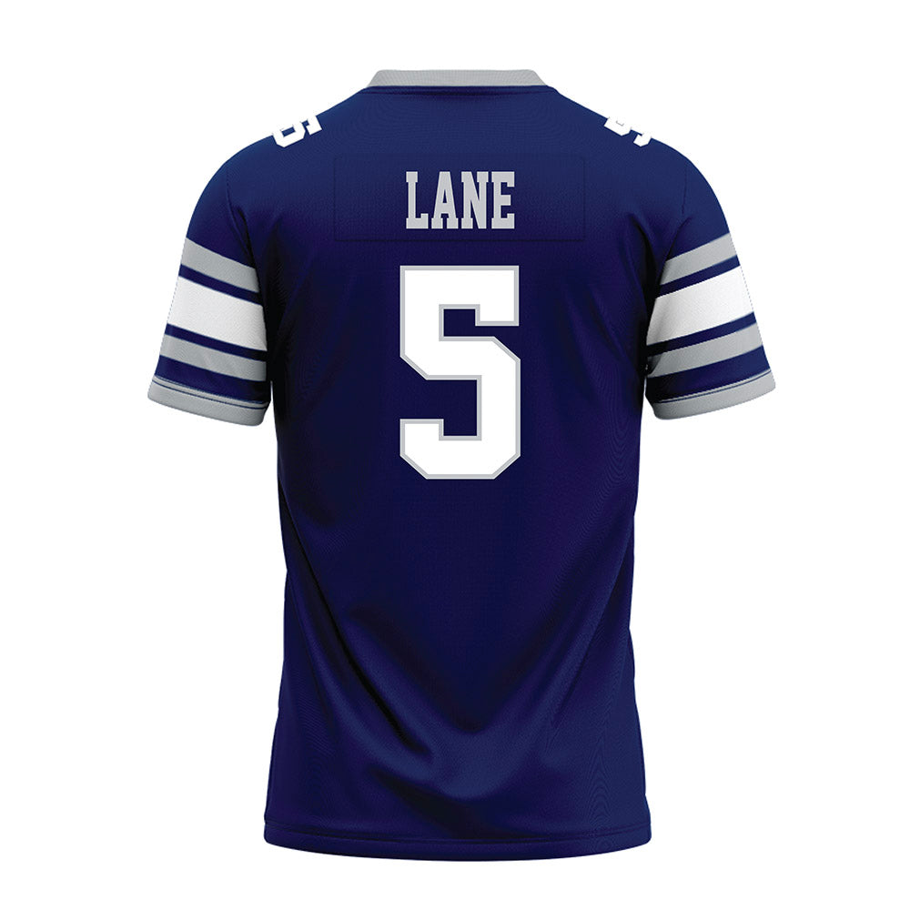 Rice - NCAA Football : Davis Lane - Blue Premium Football Jersey-1