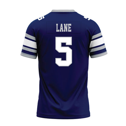 Rice - NCAA Football : Davis Lane - Blue Premium Football Jersey-1