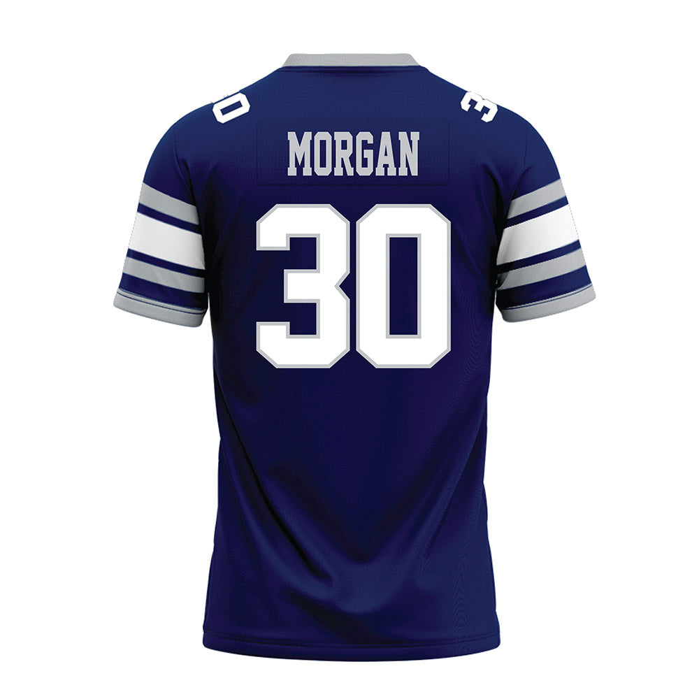 Rice - NCAA Football : Carson Morgan - Blue Premium Football Jersey-1