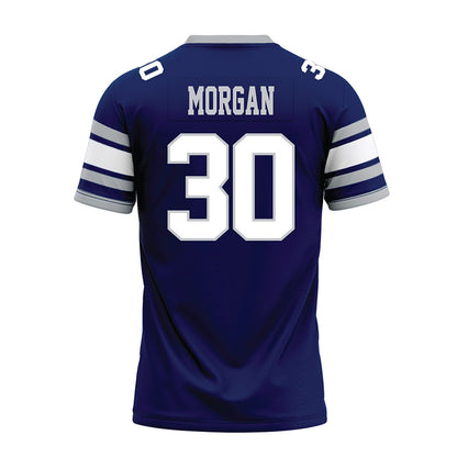 Rice - NCAA Football : Carson Morgan - Blue Premium Football Jersey-1