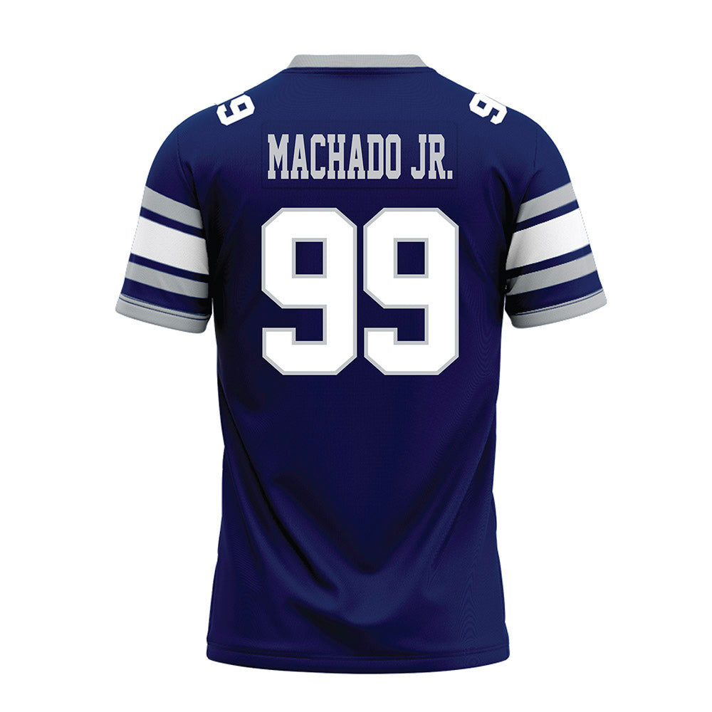 Rice - NCAA Football : Jesus Machado Jr. - Blue Premium Football Jersey-1