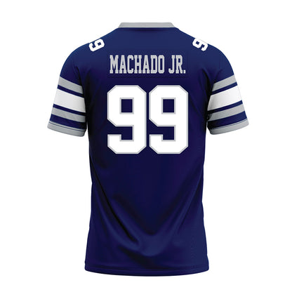 Rice - NCAA Football : Jesus Machado Jr. - Blue Premium Football Jersey-1