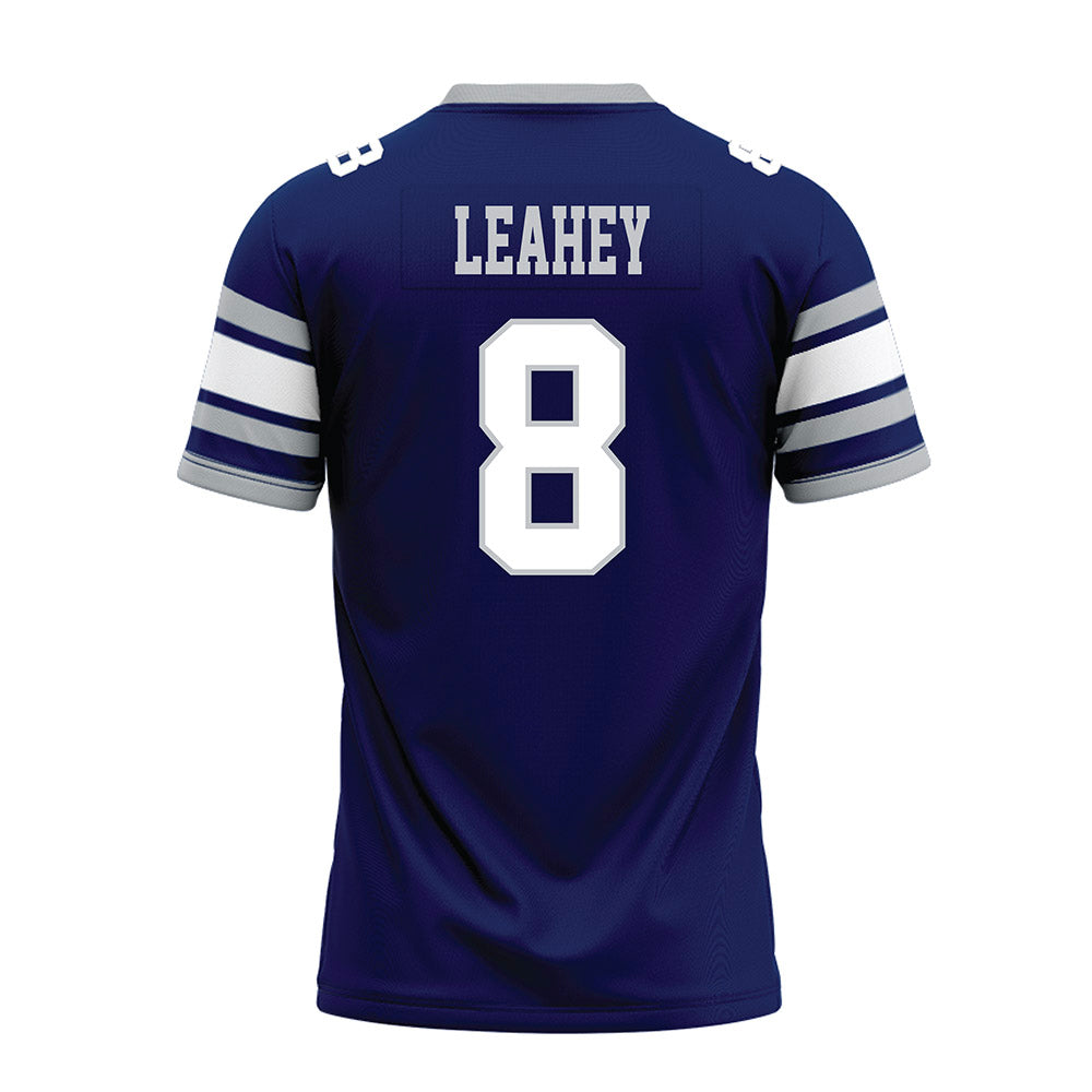 Rice - NCAA Football : Colin Leahey - Blue Premium Football Jersey-1