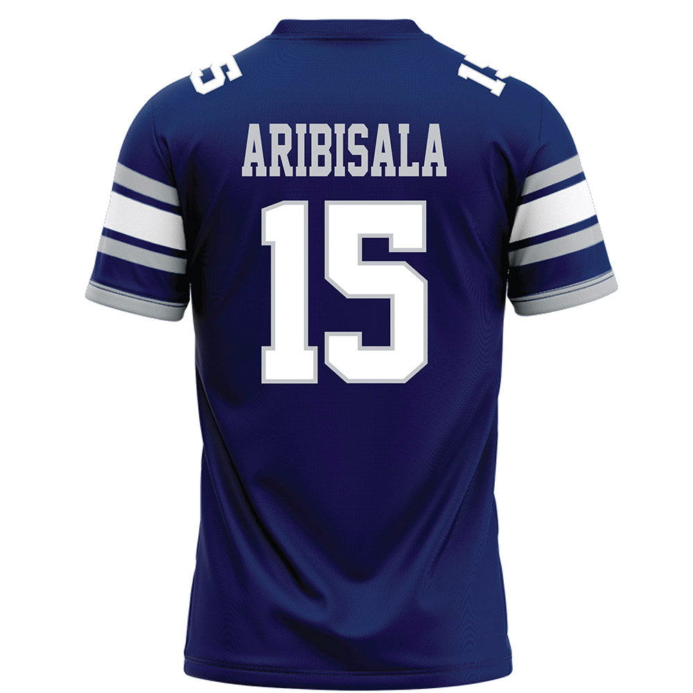 Rice - NCAA Football : Matthew Aribisala - Blue Football Jersey-1