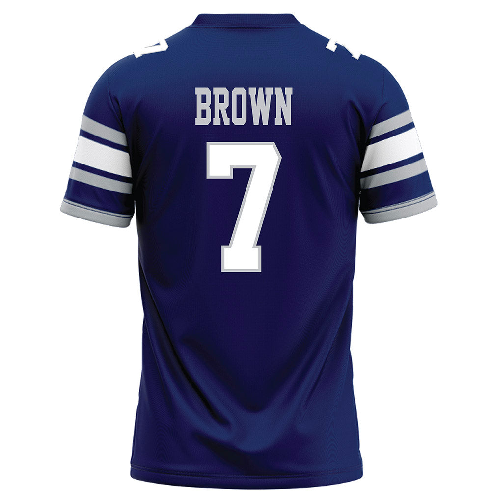 Rice - NCAA Football : Angelo "AJ" Brown - Blue Football Jersey-1