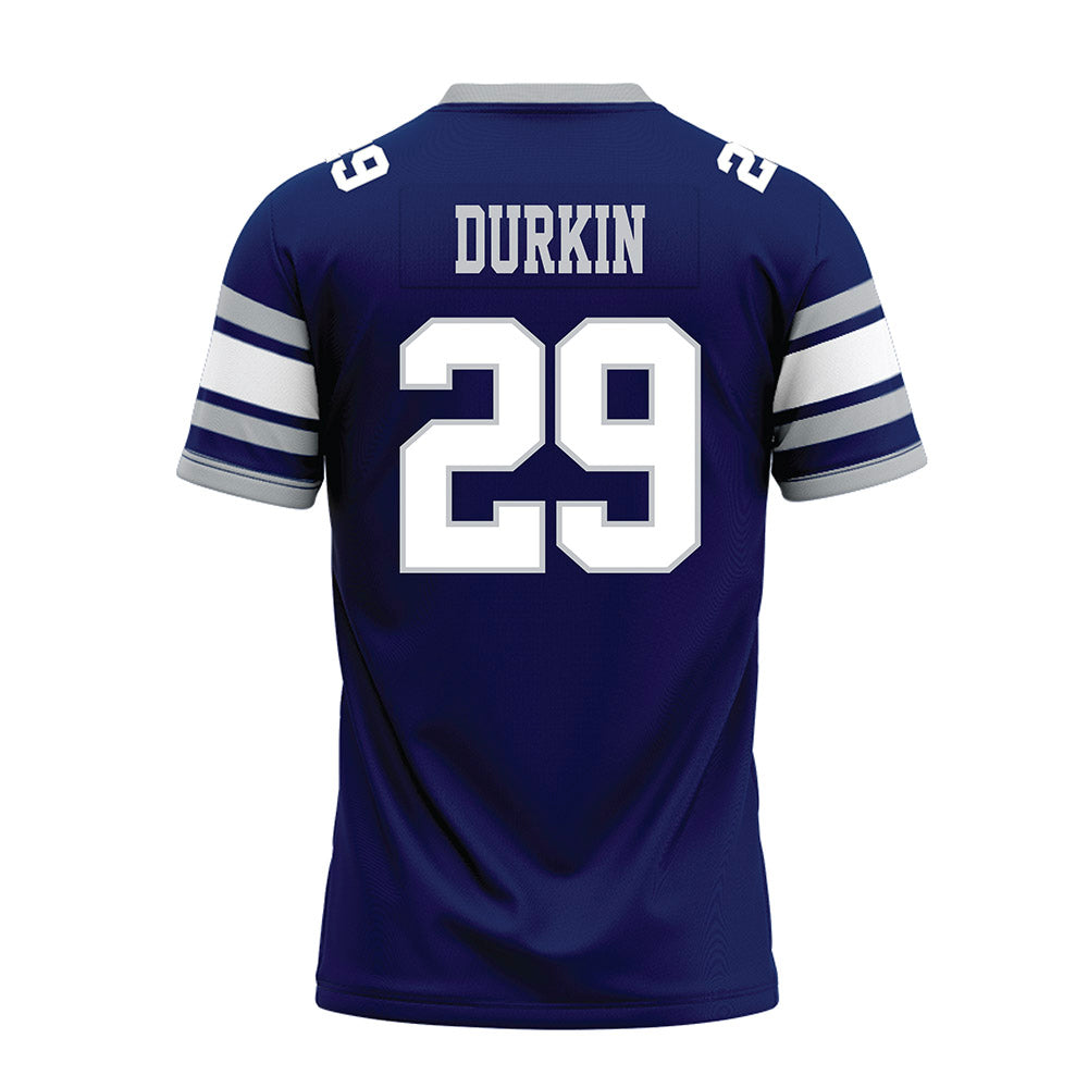 Rice - NCAA Football : Charlie Durkin - Blue Premium Football Jersey-1