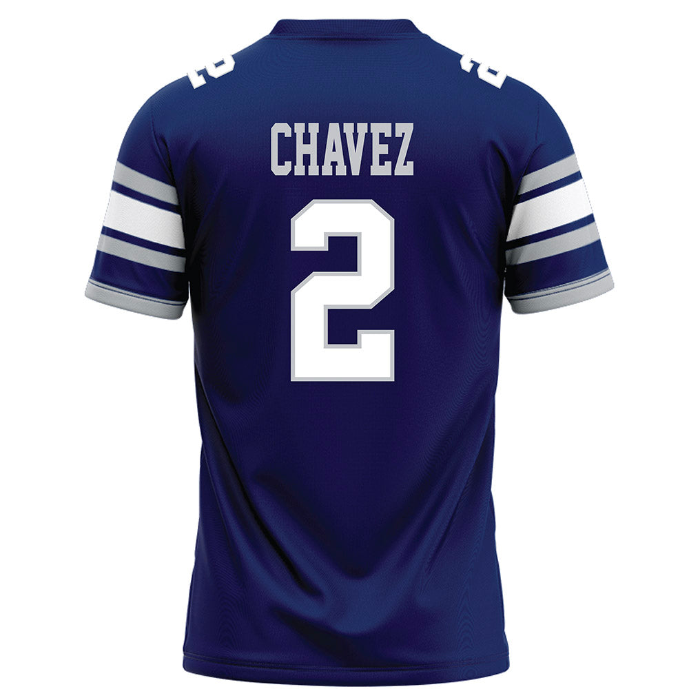Rice - NCAA Football : Jo Chavez - Blue Football Jersey-1