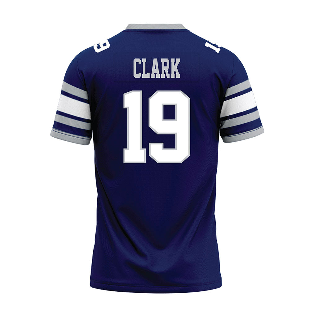 Rice - NCAA Football : Jordan Clark - Blue Premium Football Jersey-1