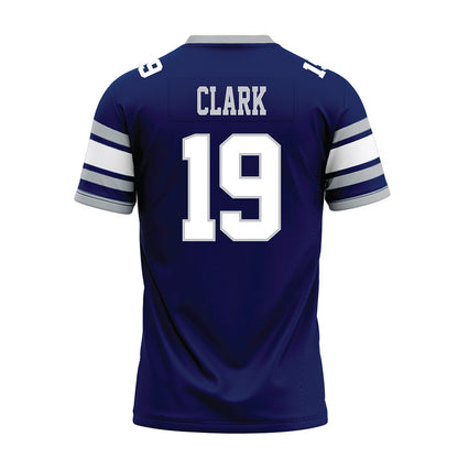 Rice - NCAA Football : Jordan Clark - Blue Premium Football Jersey-1