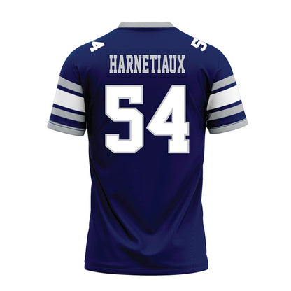 Rice - NCAA Football : Austin Harnetiaux - Blue Premium Football Jersey-1