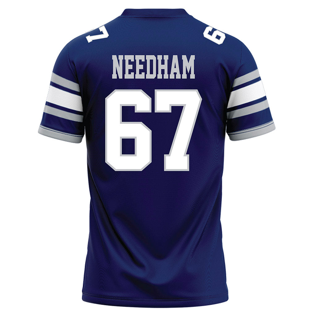 Rice - NCAA Football : Luke Needham - Blue Football Jersey-1