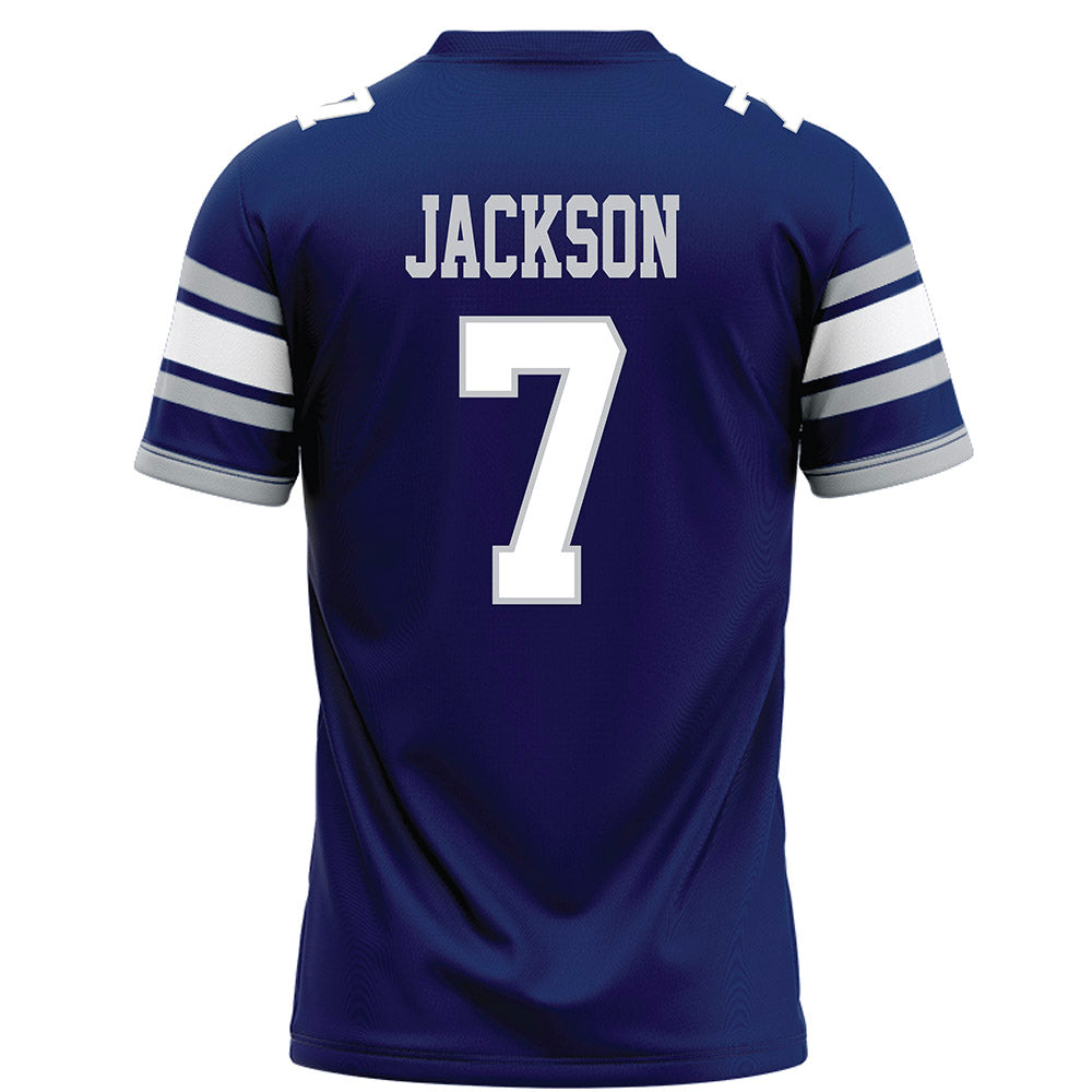Rice - NCAA Football : Barry Jackson - Blue Football Jersey-1