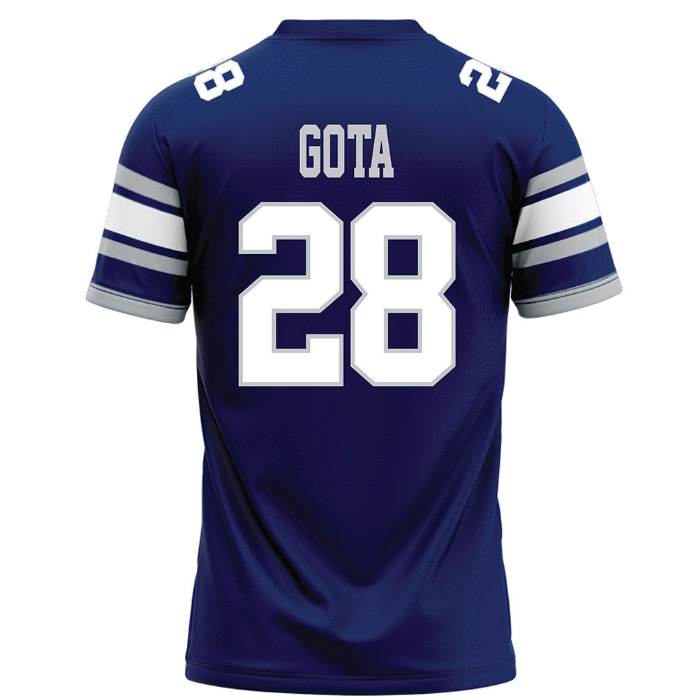Rice - NCAA Football : Enock Gota - Blue Football Jersey-1