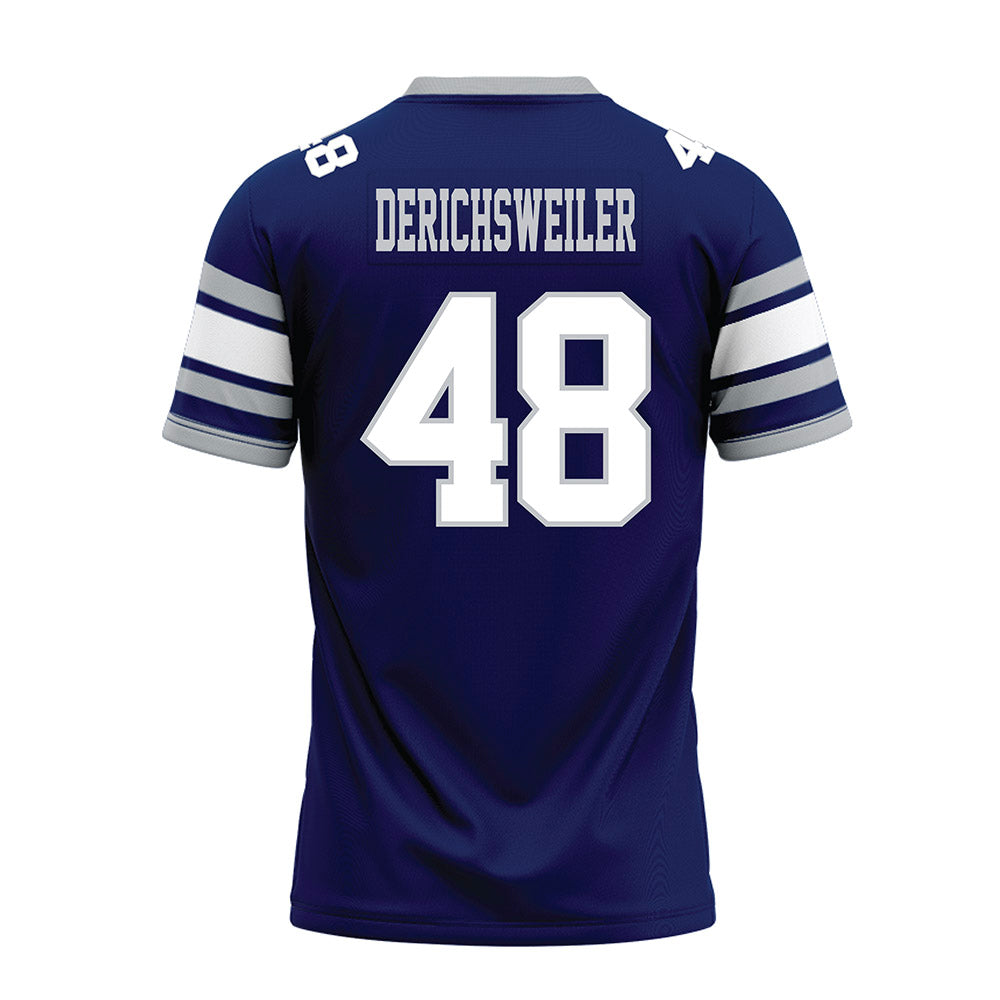 Rice - NCAA Football : Phoenix Derichsweiler - Blue Premium Football Jersey-1