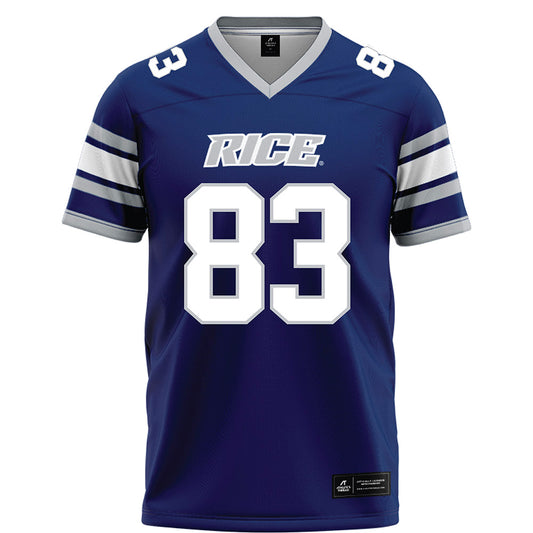 Rice - NCAA Football : Jackson Ranucci - Blue Football Jersey-0