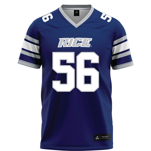 Rice - NCAA Football : Nate Bledsoe - Blue Football Jersey-0