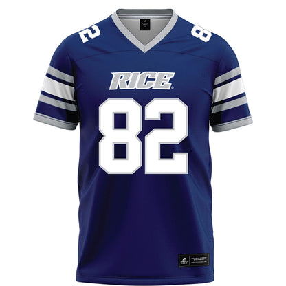 Rice - NCAA Football : Colton Cole - Blue Football Jersey-0