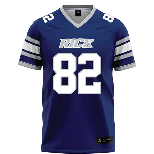 Rice - NCAA Football : Colton Cole - Blue Football Jersey-0