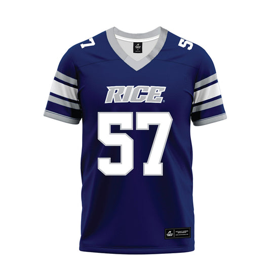 Rice - NCAA Football : Leyonte Chandler - Blue Premium Football Jersey-0